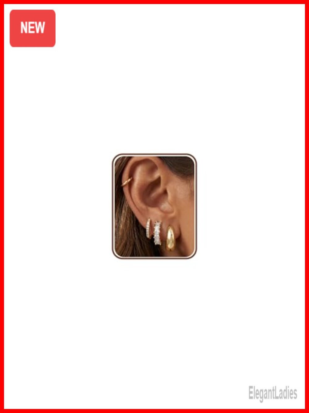 Hypoallergenic Huggie Hoop Earrings 14K Plated Copper Tarnish Free Stackable
